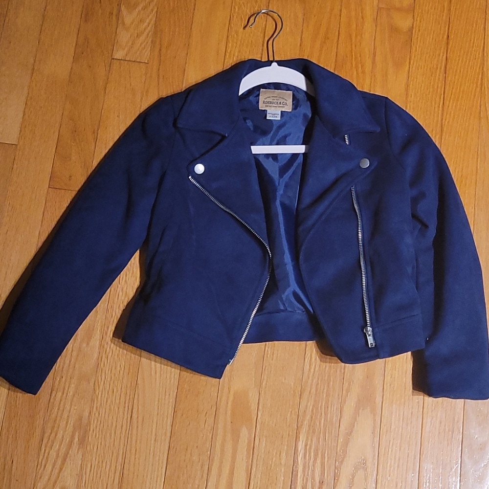 Sears Roebuck Faux Suede Girls Jacket